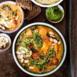 African butternut squash, lentil & peanut stew