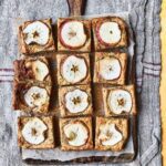 Apple almond blondies
