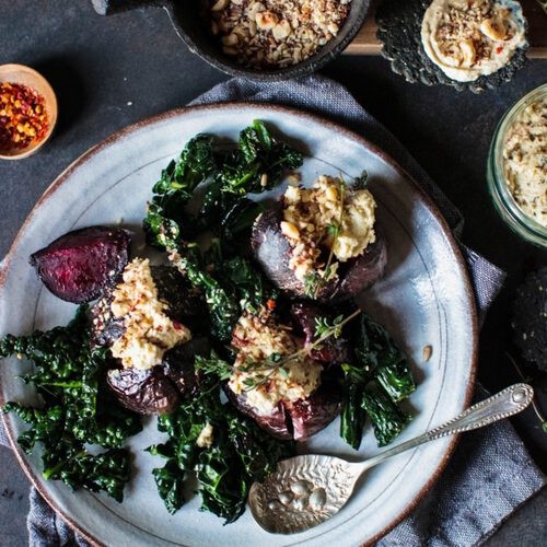 baked-beetroots-with-cashew-cheese-and-hazelnut-thyme-dukkah 1a