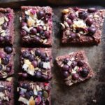 Banana beetroot blueberry flapjacks (gluten free)