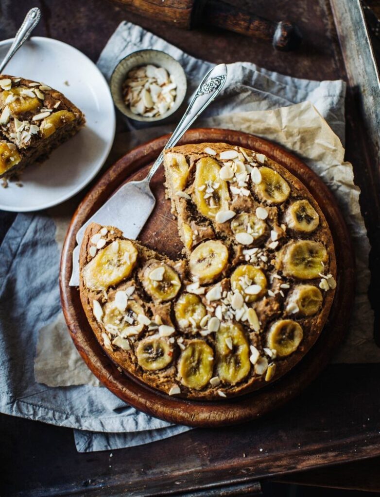 Caramelised banana bread cake (gluten free)