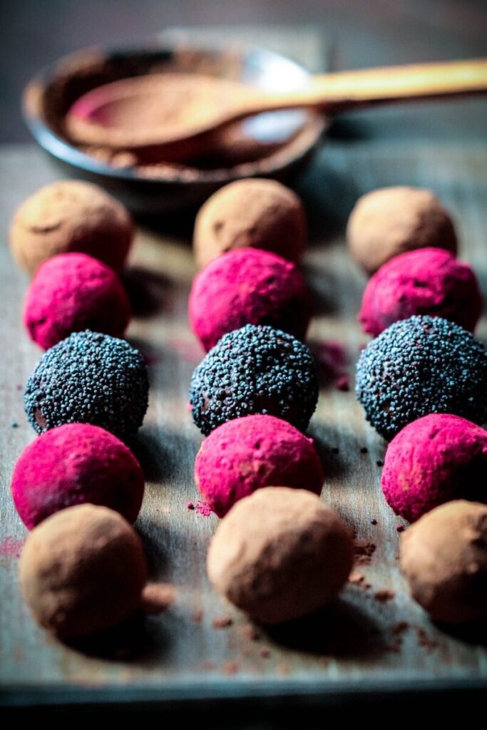 Chocolate avocado truffles