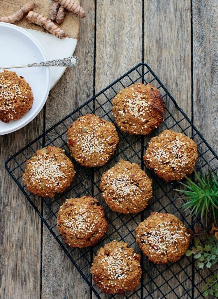 Golden ginger & turmeric cookies (gluten free)