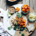 Ethiopian lentils with squidgy bread