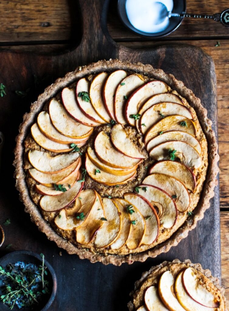 Frangipane apple tart