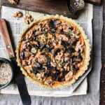 Mushroom & walnut tart (gluten free)