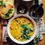 Nourishing spiced lentil & tomato soup