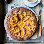 Roasted orange and almond cake