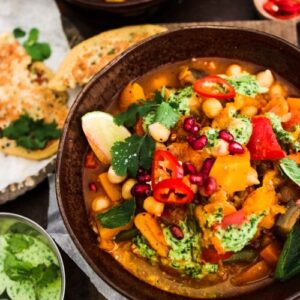 squash-tagine-with-cauliflower-rice-and-herby-tahini-dressing 1a