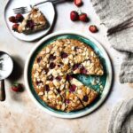 Summer raspberry and almond cake