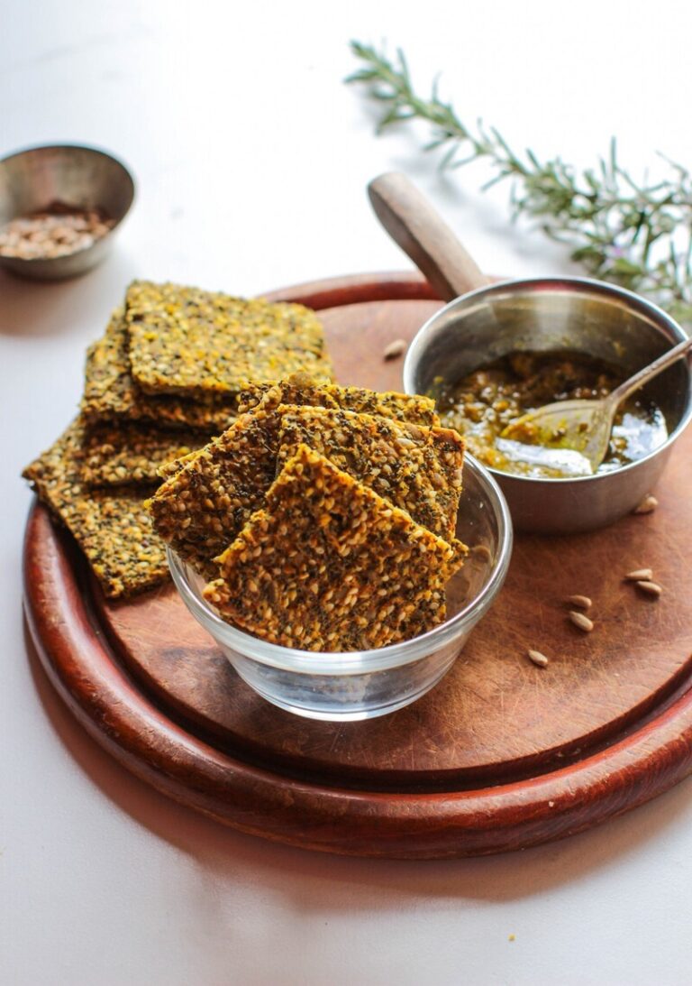 The Best Gluten Free Seeded Crackers