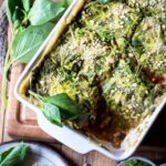 Vegan lasagne with lentils & spinach pesto