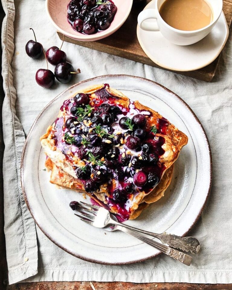Vegan Peanut Butter Banana Jam French Toast