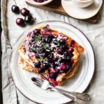 Vegan peanut butter banana jam french toast