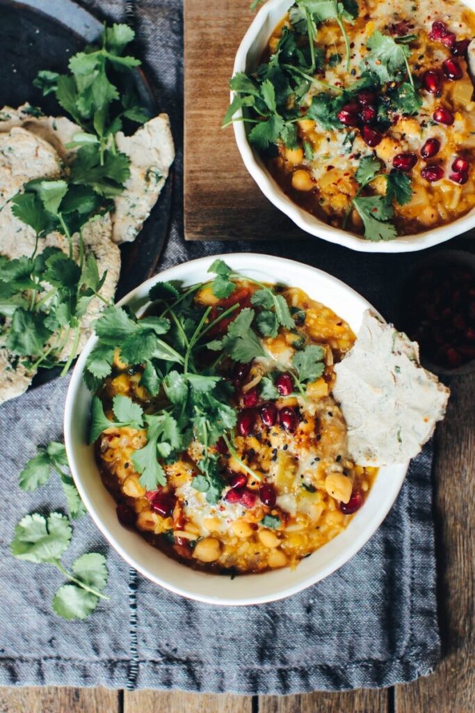 Warming harira soup with kenwood chef