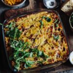 Winter layered smoky lentil and squash bake