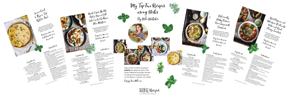 Rebel Recipes Website Top 5 Herbs eBook Image