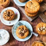 Fruity carrot cake muffins