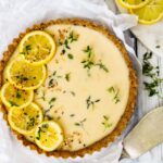 Lemon curd & thyme tart (gluten free)