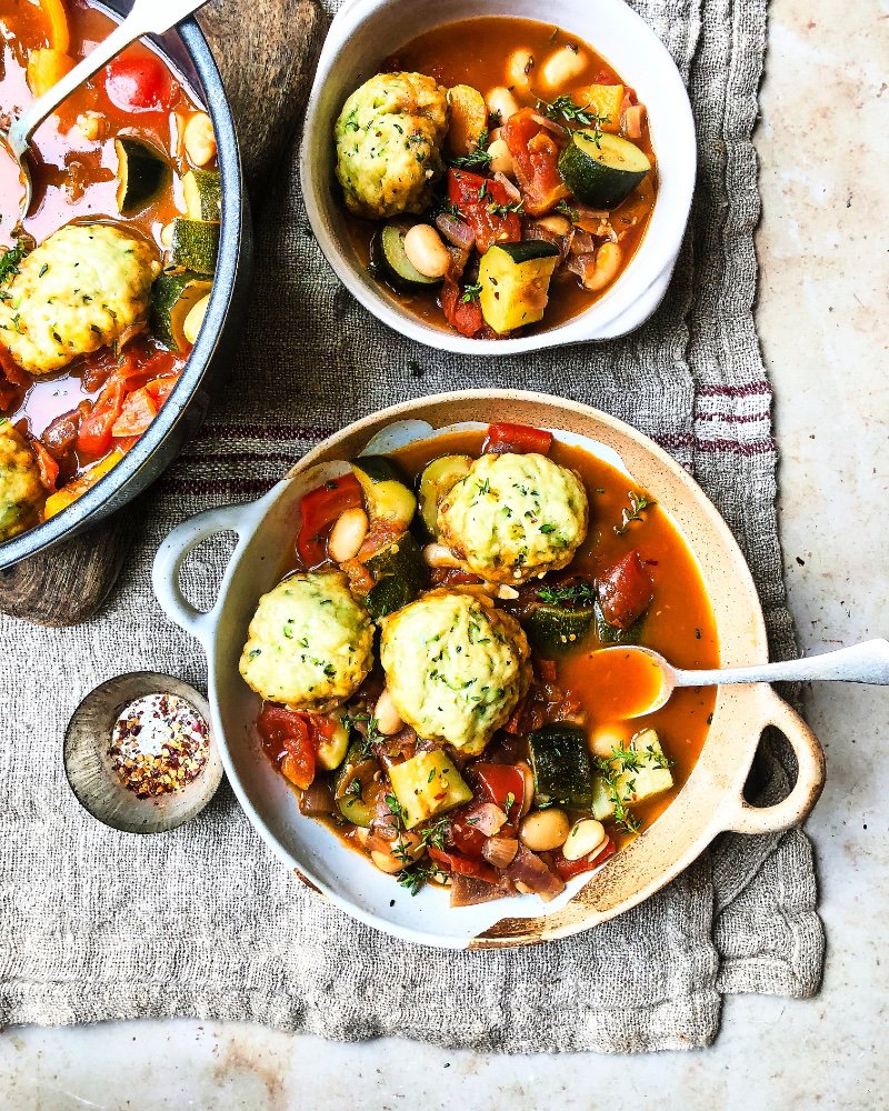 spring-vegetable-butter-bean-stew-with-courgette-dumplings 1