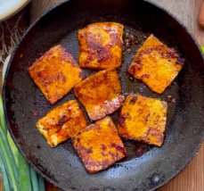 Rebel Recipes Crispy Tofu with a Sesame Coating and Peanut Salad Recipe Image 4