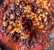 Rebel Recipes Easy Black Beans with Cheesy Sweet Potato Mash 4
