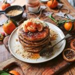 Fabulously fluffy & spicy festive gingerbread pancakes