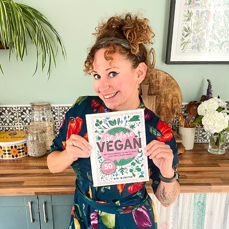 Rebel recipes website niki webster be more vegan book image