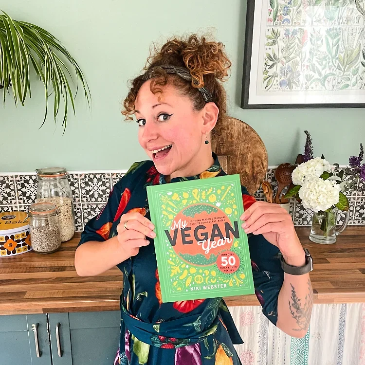 Rebel recipes website niki webster my vegan year book image